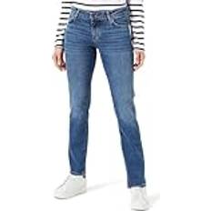 Marc O'Polo Women's Mid-Rise Straight Jeans - Bleu