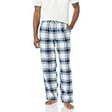 Amazon Essentials Flannel Pyjama Trousers - Grey/White Plaid