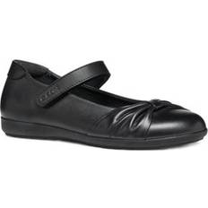 Geox Women Ballerinas Geox Geox Iberide Leather Ballerina Flat - Black