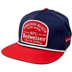 Budweiser Vintage Patch Snapback - Red/Blue