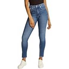 Calvin Klein Bruna Byxor & Shorts Calvin Klein Hög Midja Skinny Jeans - Denim Mörk