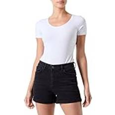 Black - Denim Shorts Noisy May Denim Shorts - Washed Black
