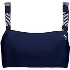 Puma Elastan/Lycra/Spandex Badkläder Puma Swim Women Bandeau Top - Marinblå