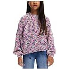 Lana Merino Maglioni di Lana Desigual Belinda Kids Sweater - Violet