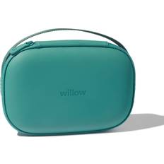 Silicone Breast Pumps Willow Pump Carrying Case for Hands-Free Wearable Breast Pumps Hard Shell Case with with Removable Tray Teal