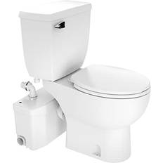 Toilets Saniflo Saniplus Toilet Bowl Round Toilet Tank Bundle Residential White