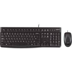 Logitech USB Keyboards Logitech MK120 Wired USB Keyboard Mouse Combo