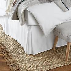 White Valance Sheets Amazon Basics Lightweight Pleated Bed Skirt Full Bright White Valance Sheet White