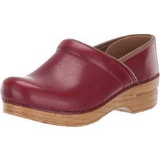 Red Clogs Dansko Professional Full Grain Clog - Red