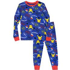 Pokemon Nightwear Children's Clothing Pokémon Pikachu Pajamas - Blue