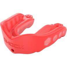 Red Martial Arts Protection SHOCK DOCTOR unisex child Non-flavored Gel Max Mouthguard, RED, Youth