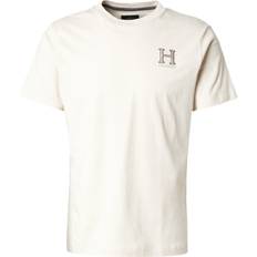 Hackett London Men Clothing Hackett London Cotton Classic Fit Short Sleeve T-Shirt - Off White