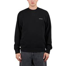 Vêtements Carhartt WIP Script Embroidery Sweatshirt - Black/White