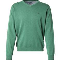Fynch-Hatton Strickpullover Mit Logo-Stitching - Grün