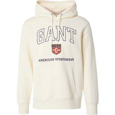 Gant Hoodie - Creme/Navy/Gelb/Rot