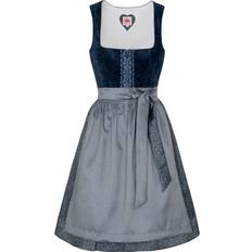 Dirndl Damen - Dunkelblau/Grau