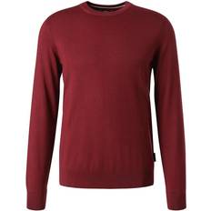 Herren - Modal Pullover Pullover - Karminrot