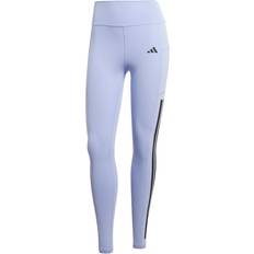 adidas Optime 3-Stripes Full-Length Tights - Violet Tone