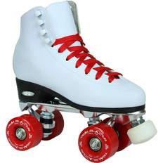 Classic High-Top Quad Roller with Red Wheels, Ladies