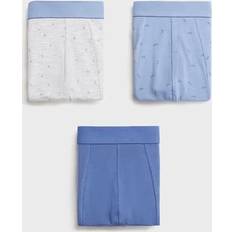 Mango Men's Underwear Mango Pack 3 Cotton Boxers - Blue