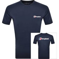 Berghaus T-shirts Berghaus Organic Logo T-Shirt - Dark Blue