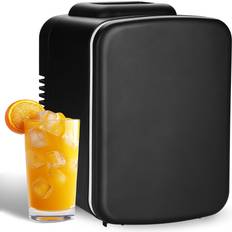 Yssoa 4L 6 Can Mini Fridge Black