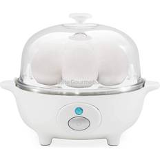 White Egg Cookers Elite Gourmet EGC-007 Electric Poacher