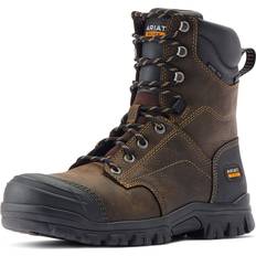 Workwear & Equipment Ariat Treadfast 8" Waterproof Steel Toe Work Boots - Dark Brown