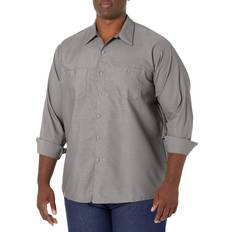 Workwear & Equipment Red Kap Mens Ls Navy Work Shirt - Blue
