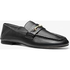 Michael Kors Damen Loafers Michael Kors Lena Aus Leder Loafer - Schwarz