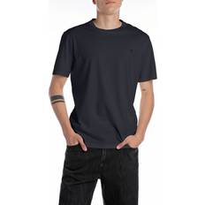 Replay T-shirts Replay Tonal Logo Crew Neck T-Shirt - Night Blue