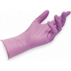 Purple Work Gloves MAPA Cleanroom Gloves Tri-Polymer XL