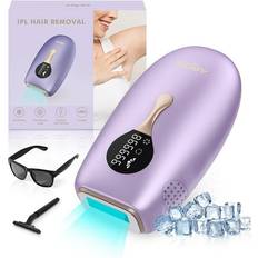 Sejoy JOYHEALTH, IPL Laser Hair Removal with Cooling System Painless Permanent Hair Remover for Full Body Hair Purple