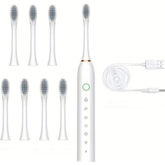 Electric Toothbrushes & Irrigators Bed Bath & Beyond Canova Electric Toothbrush with 6 Modes White (8 Brush Heads)