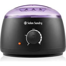 Hair Removal Salon Sundry Mix Wholesale, Portable Electric Hot Wax Warmer Machine for Hair Removal Black with Purple Lid