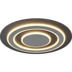 Akryl - Gråa Takplafonder Globo Jayden LED Taklampa Ø 48 cm Antracit Grå Metall Takplafond