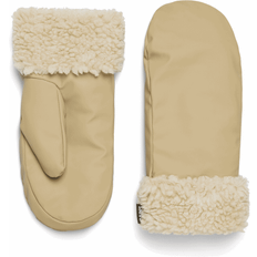 Beige Handsker & Vanter Rains Luffe Puffer Fleece Mittens - Neutral