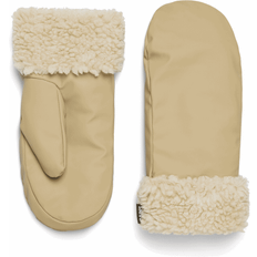Rains Puffer Fleece Mittens - Beige