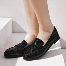 Cuccoo Elegant Glossy Flat Slip-On Shoes - Holiday