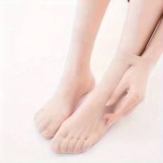 Transparent Socks Temu Invisible Ankle Socks - Transparent