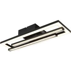 LED Deckenleuchte Schwarz 37.5 x 6.3 x 40 cm Deckenfluter