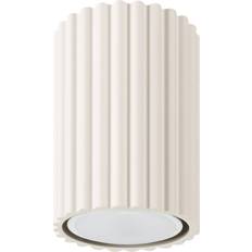 Beige Takplafonder Sollux Carbon Taklampa Beige Höjd 10 cm Aluminium Takplafond