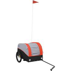 Vidaxl cykelvagn vidaXL Cykelvagn Svart Och Orange 30 kg Järn