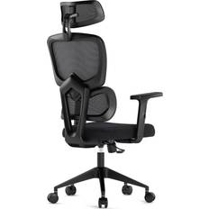 Office chair SENSE7 SENSE7 Veno Black Office Chair Kontorstol 128cm