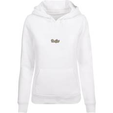 Dam - Guld Tröjor Mister Tee Bang Hoody Med Ryggtryck - Vit