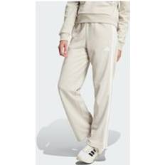 Grå - Voksen Bukser adidas Essentials 3-Stripes Open Hem French Terry Bukser - Beige