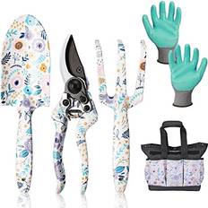 WORKPRO 5pcs Aluminum Heavy Duty Garden Tool Set