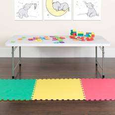 Tables BizChair Kid's Granite White Plastic Folding Activity Table