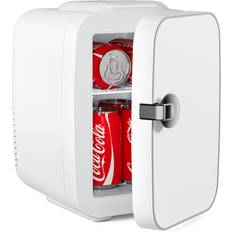 Sweetcrispy Mini Fridge 4L 6 Can White