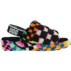 Ugg fluff yeah black UGG Fluff Yeah Checks - Black Multi